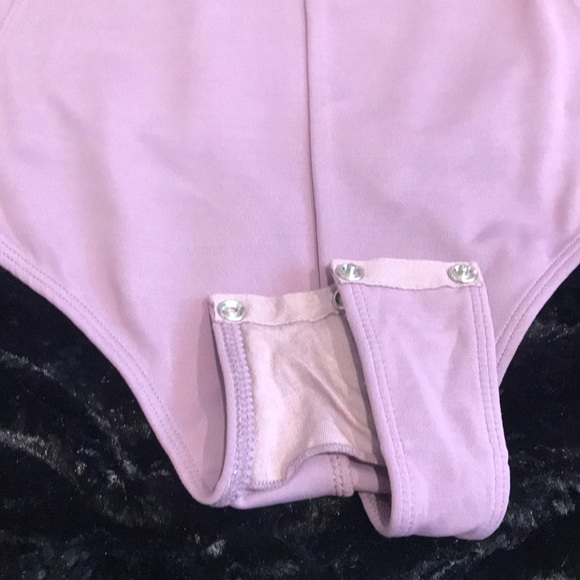 Free People Lavender Bodysuit. L - Picture 6 of 8